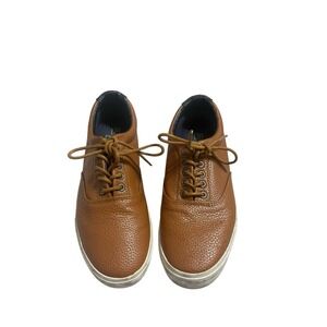 Faranzi Brown Leather Shoes Lace-up Men's Size 9.5